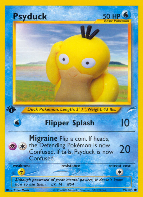 Psyduck (79/105) - Neo Destiny Pokémon Card