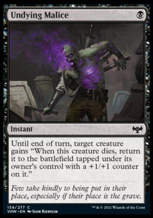 Undying Malice (Innistrad: Crimson Vow) Trading Card