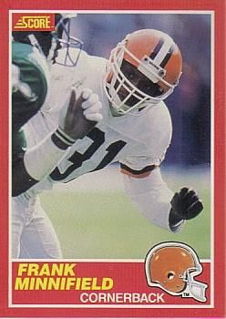 Frank Minnifield 1989 Score #133 Sports Card
