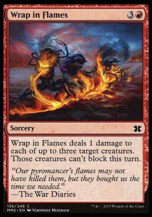 Wrap in Flames (Modern Masters 2015) Trading Card