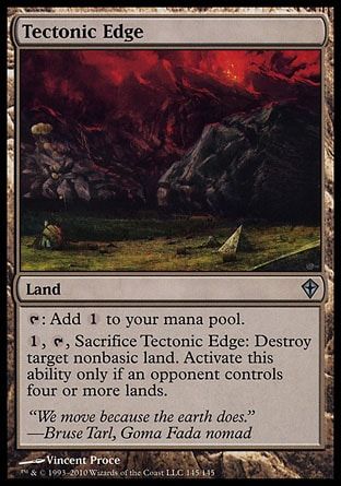 Tectonic Edge (Worldwake) Trading Card