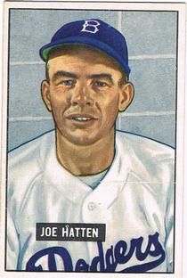 Joe Hatten 1951 Bowman #190 Sports Card