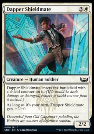 Dapper Shieldmate (Streets of New Capenna) Trading Card