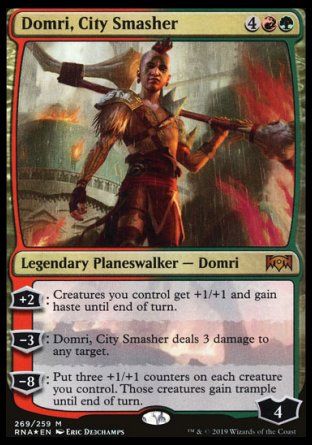 Domri, City Smasher (Ravnica Allegiance) Trading Card