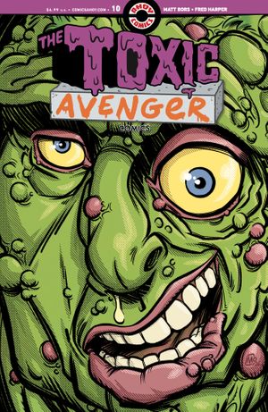 Toxic Avenger Comics #10 (Cvr B 3 Copy Mauricet Unlock Variant)