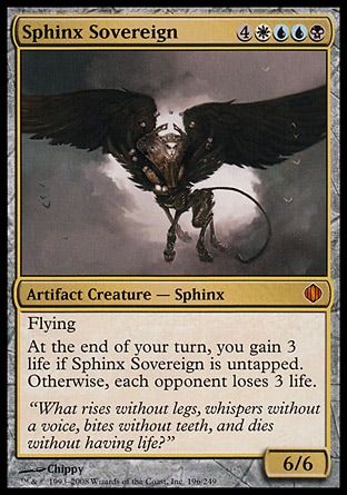 Sphinx Sovereign (Shards of Alara) Trading Card