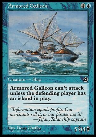 Armored Galleon (Portal Second Age) Trading Card