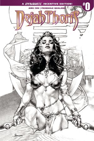 Dejah Thoris #0 (Cover B 25 Copy Anacleto B&w I)