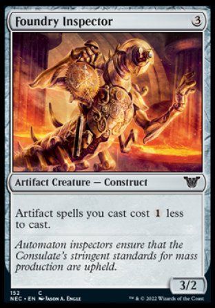 Foundry Inspector (Kamigawa Neon Dynasty Commander Decks) Trading Card