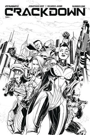 Crackdown #1 (10 Copy Jaime B&w Cover)