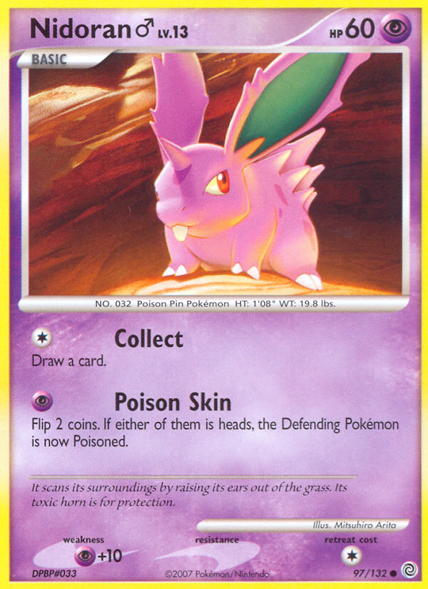 Nidoran ♂ (97/132) - Secret Wonders Pokémon Card