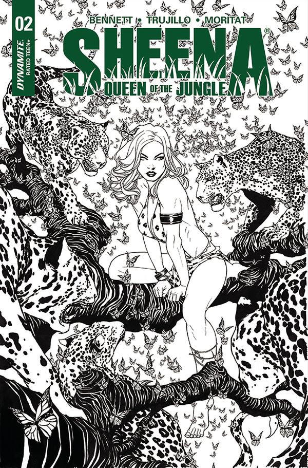 Sheena Queen of the Jungle #2 (Cover H 25 Copy Mckone B&w Inc)