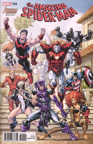 Amazing Spider-man #794 (Nauck Avengers Variant Leg)