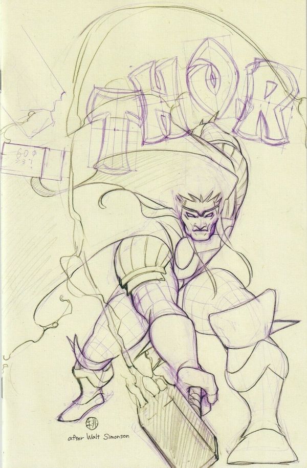 Thor #6 (Momoko Sketch Cover)