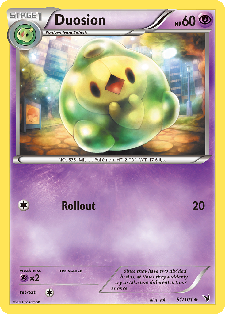 Duosion (51/101) - Noble Victories Pokémon Card