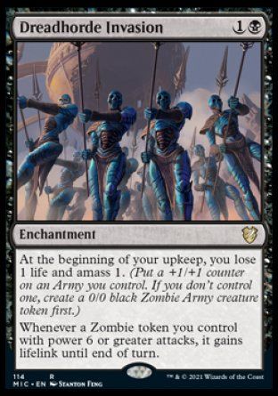 Dreadhorde Invasion (Innistrad Midnight Hunt Commander Decks) Trading Card