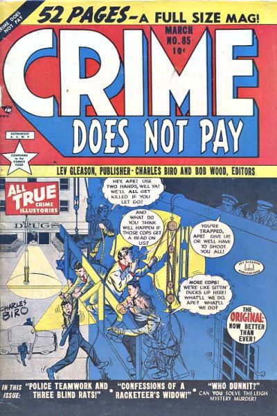 Crime Does Not Pay #85 Comic