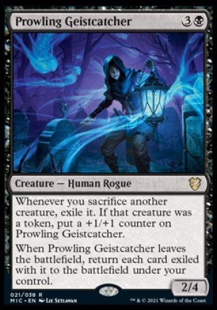 Prowling Geistcatcher (Innistrad Midnight Hunt Commander Decks) Trading Card