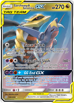 Garchomp & Giratina GX (146/236) - Unified Minds