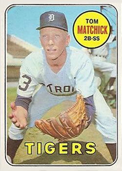 Tom Matchick 1969 Topps #344 Sports Card