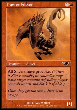 Hunter Sliver (Legions) Trading Card