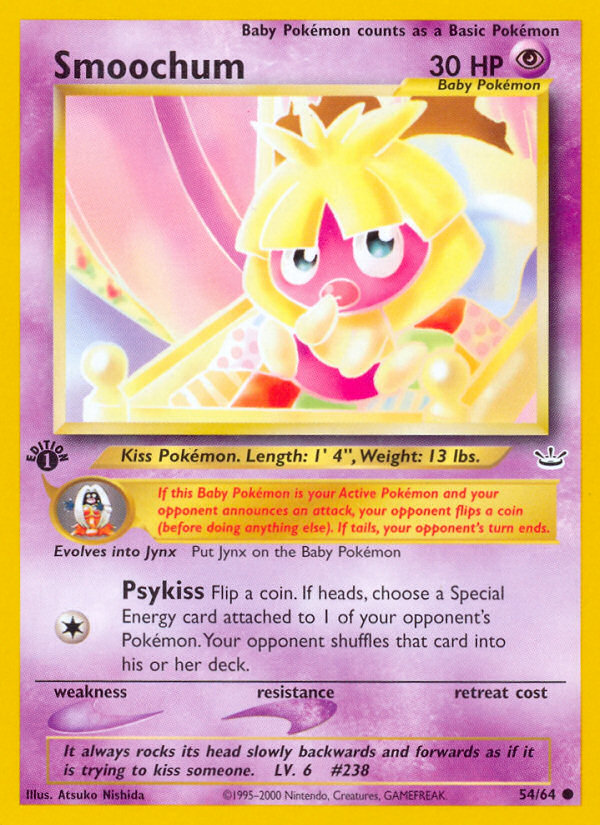 Smoochum (54/64) - Neo Revelation Pokémon Card