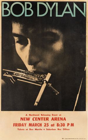 Bob Dylan New Center Arena 1966