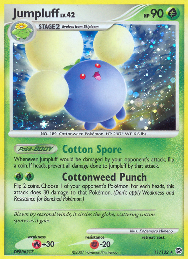 Jumpluff (11/132) - Secret Wonders Pokémon Card