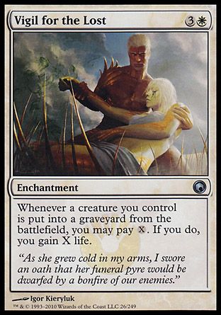 Vigil for the Lost (Scars of Mirrodin) Trading Card