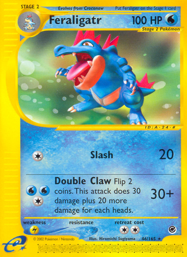 Feraligatr (46/165) - Expedition Base Set Pokémon Card