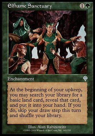 Elfhame Sanctuary (Invasion) Trading Card