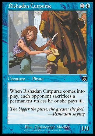 Rishadan Cutpurse (Mercadian Masques) Trading Card