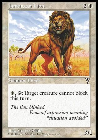 Jamuraan Lion (Visions) Trading Card