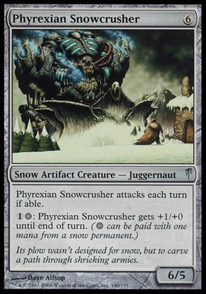 Phyrexian Snowcrusher (Coldsnap)