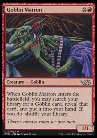 Goblin Matron (Duel Decks : Anthology) Trading Card