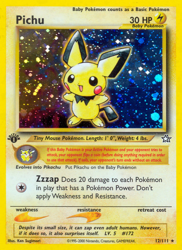 Pichu (12/111) - Neo Genesis Pokémon Card