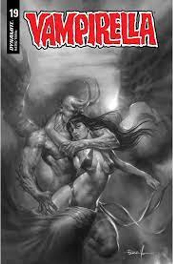 Vampirella #19 (10 Copy Parrillo B&w Cover)