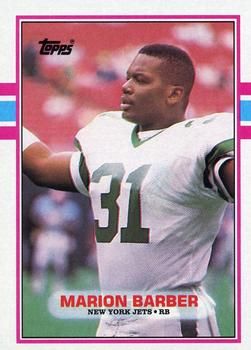 Marion Barber 1989 Topps #233 Sports Card