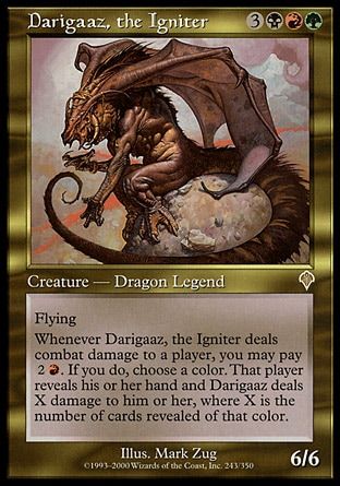 Darigaaz, the Igniter (Invasion) Trading Card