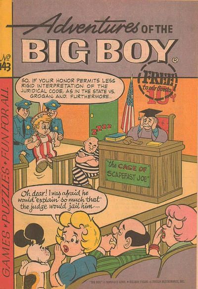 Adventures of Big Boy #143 [East] Comic