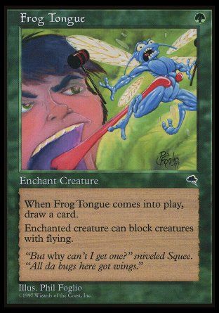 Frog Tongue (Tempest) Trading Card