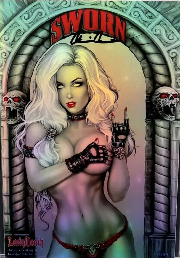 Lady Death: Sworn! #1 (Moore Swornfest Holo Foil Edition)