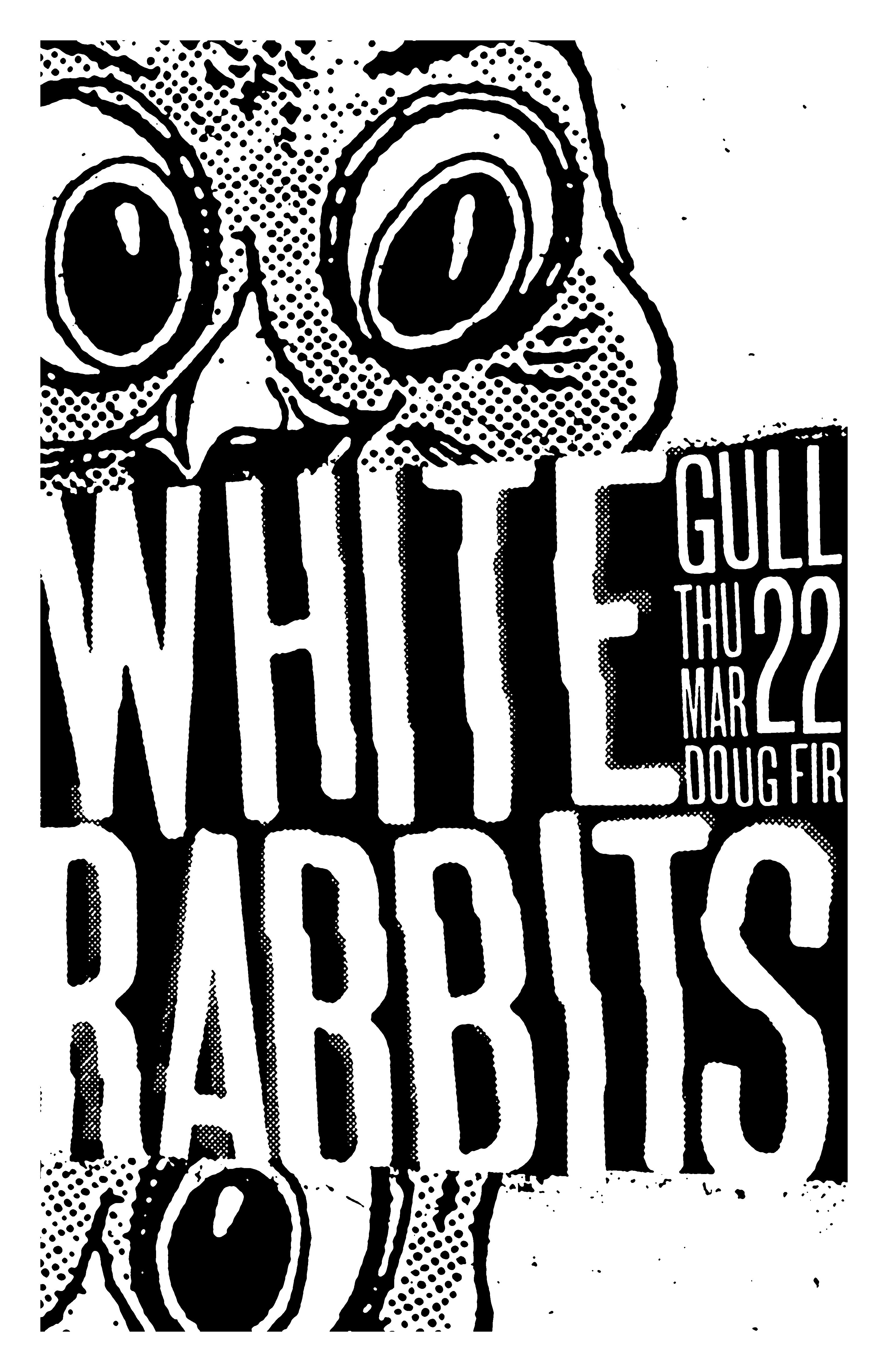 MXP-141.2 White Rabbits Doug Fir 2012 Concert Poster