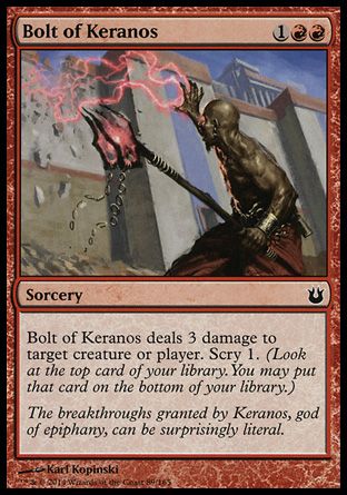 Bolt of Keranos (Born of the Gods) Trading Card