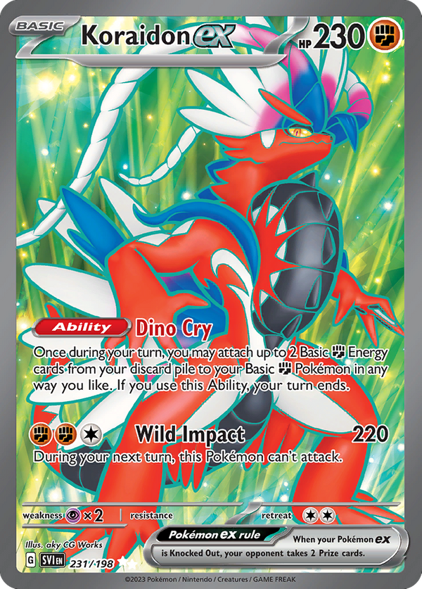 Koraidon ex (231/198) - Scarlet & Violet