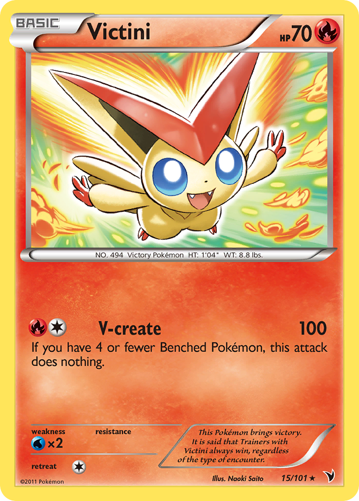 Victini (15/101) - Noble Victories Pokémon Card