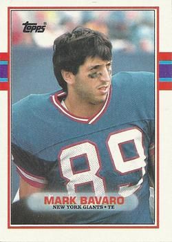 Mark Bavaro 1989 Topps #175 Sports Card