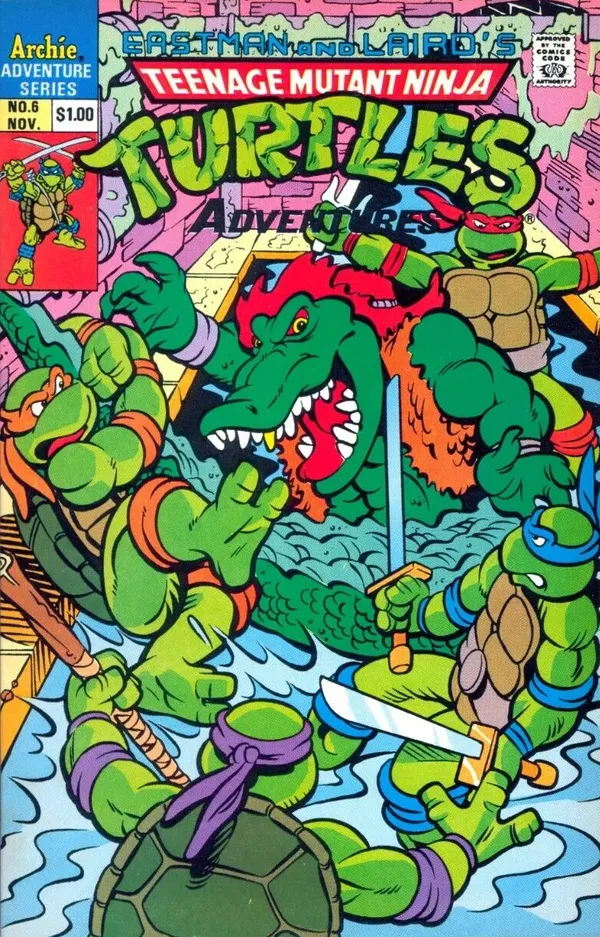 Teenage Mutant Ninja Turtles Adventures #6 (5th Printing) Value ...