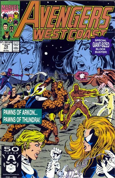 Avengers West Coast #75 Comic