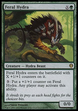 Feral Hydra (Archenemy - decks) Trading Card